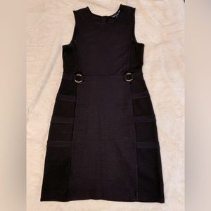 French Connection sleeveless black dress